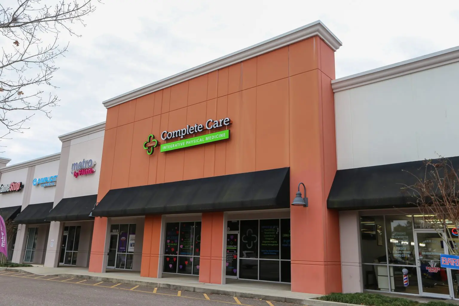a complete care center located in a shopping center