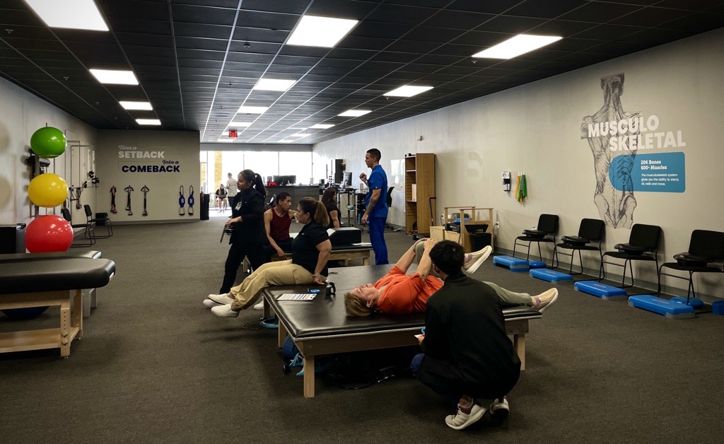 The rehab floor at Complete Care Centers