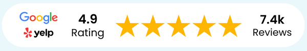 Complete Care rated 4.9 stars on Google and Yelp from 7.4k reviews